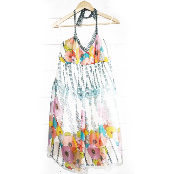 3 FOR $13 SALE! Floral Short Dress Size L - Picture 1 of 1
